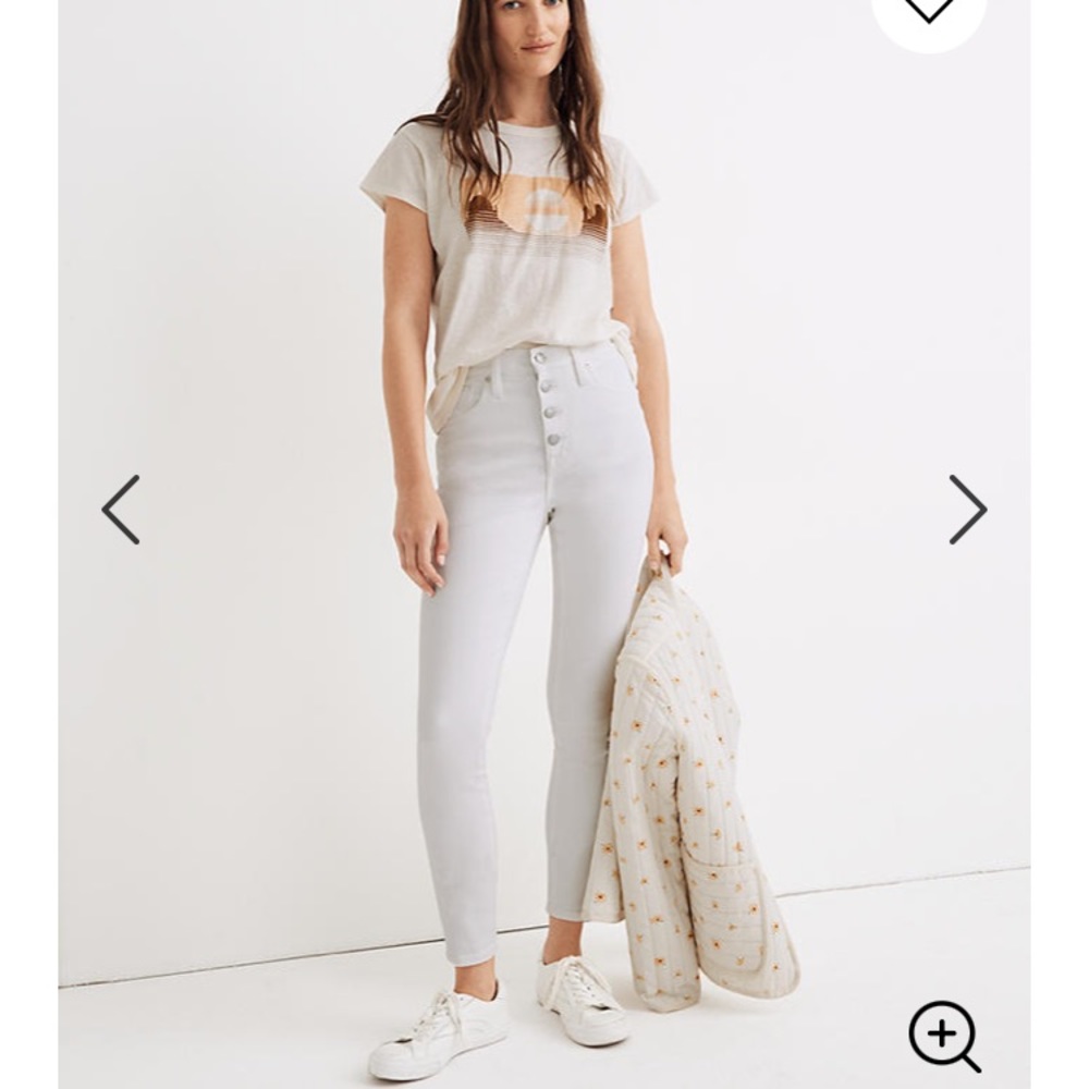 10 inch high rise madewell jeans